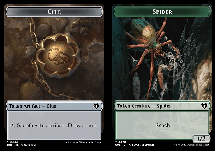 Clue (40) // Spider (36) Token